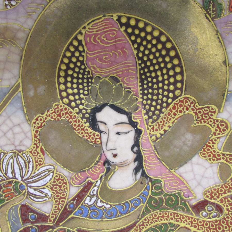 薩摩焼 神仏文鉢 u2297 | sweatreno.com