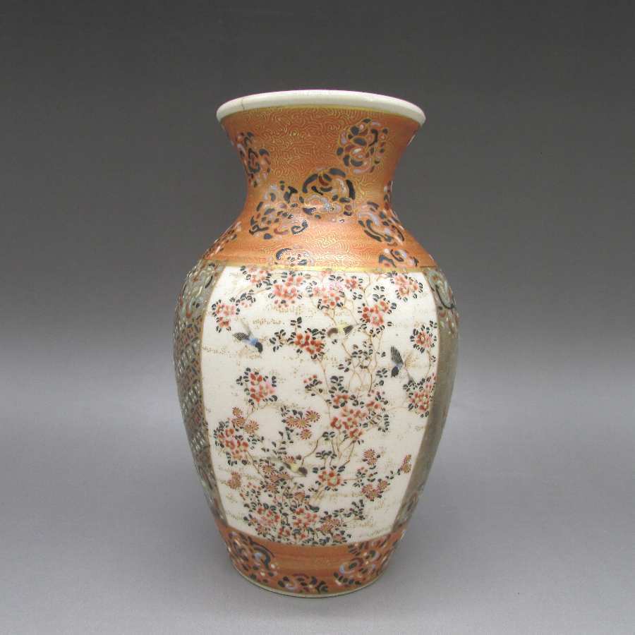薩摩焼 花鳥文花瓶 u5593 www.anac-mali.org