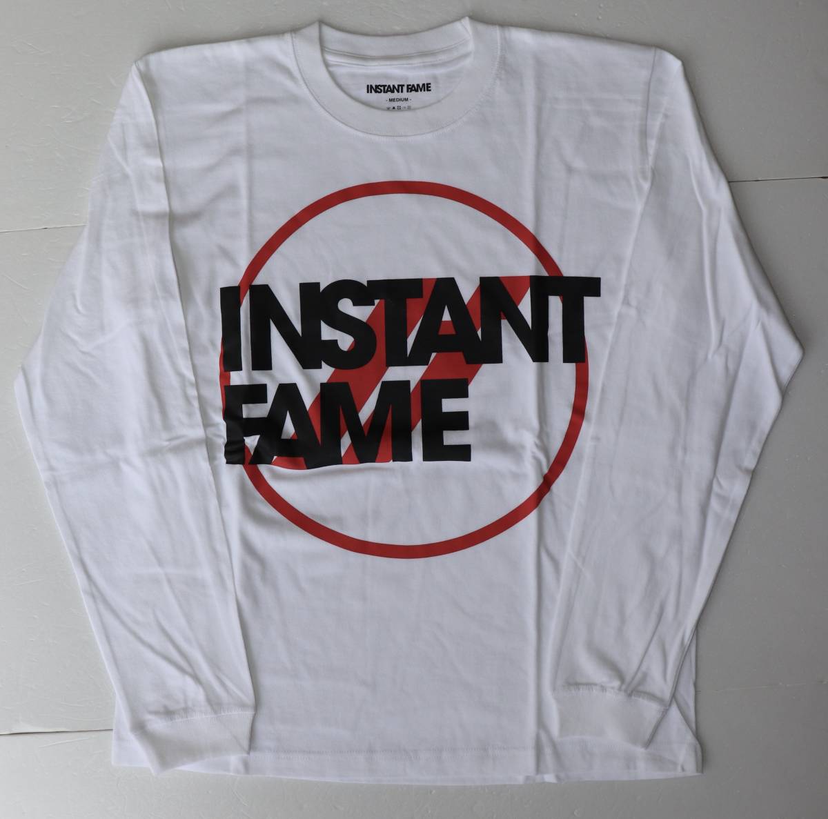 定価6800 新品 本物 INSTANT FAME ロングスリーブ Tシャツ LT-19-006 L インスタントフェイム 5024_画像1