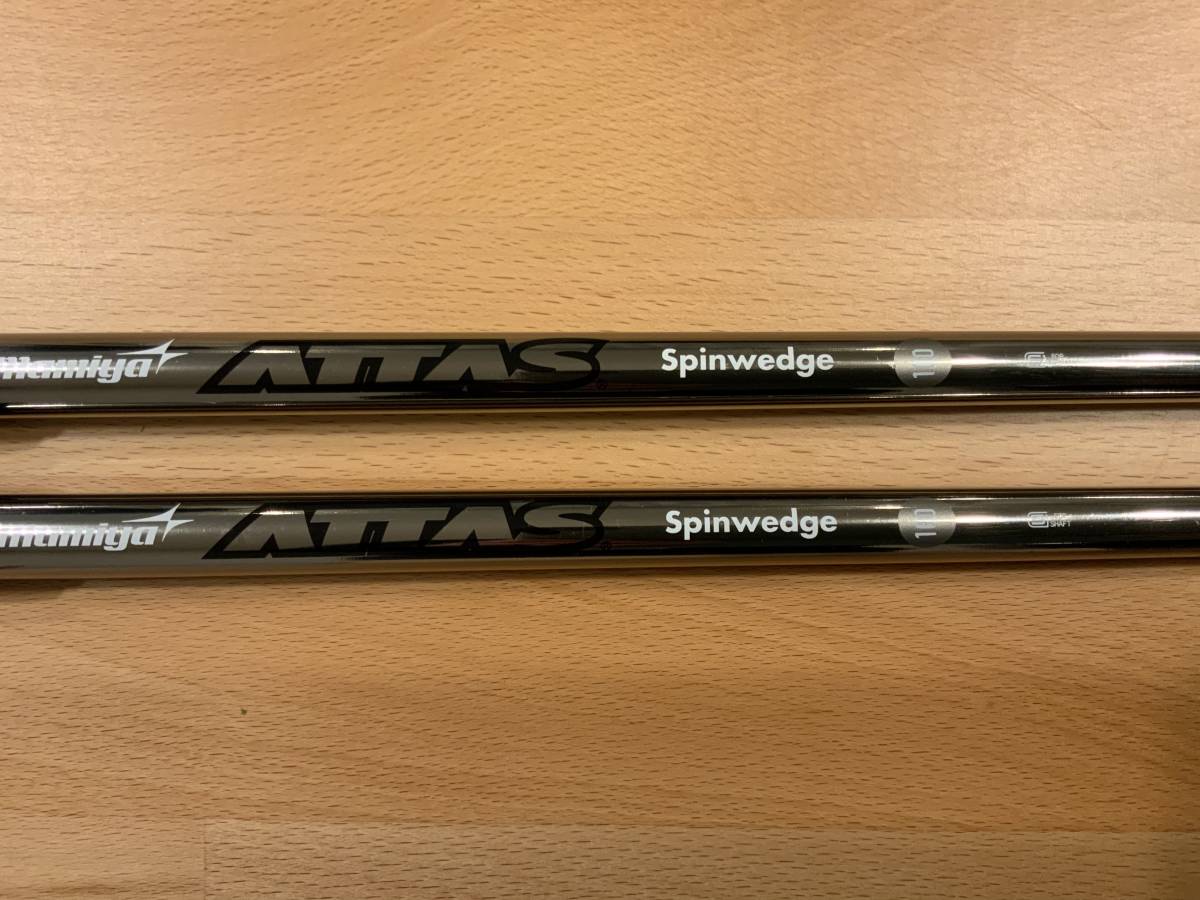 ★ PING GLIDE3.0 54/14WS 58/14WS ATTAS SPIN WEDGE100 2本セット　グライド3.0 ワイドソール　黒ドット　スピンウェッジピン★_画像2