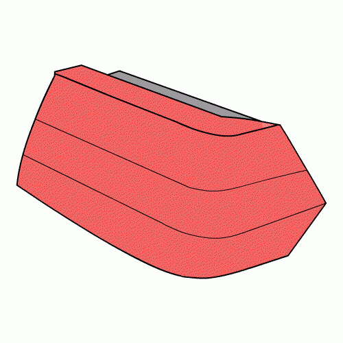 セレナ DBA-CNC25 右テールランプ 26550-CY83A_画像6