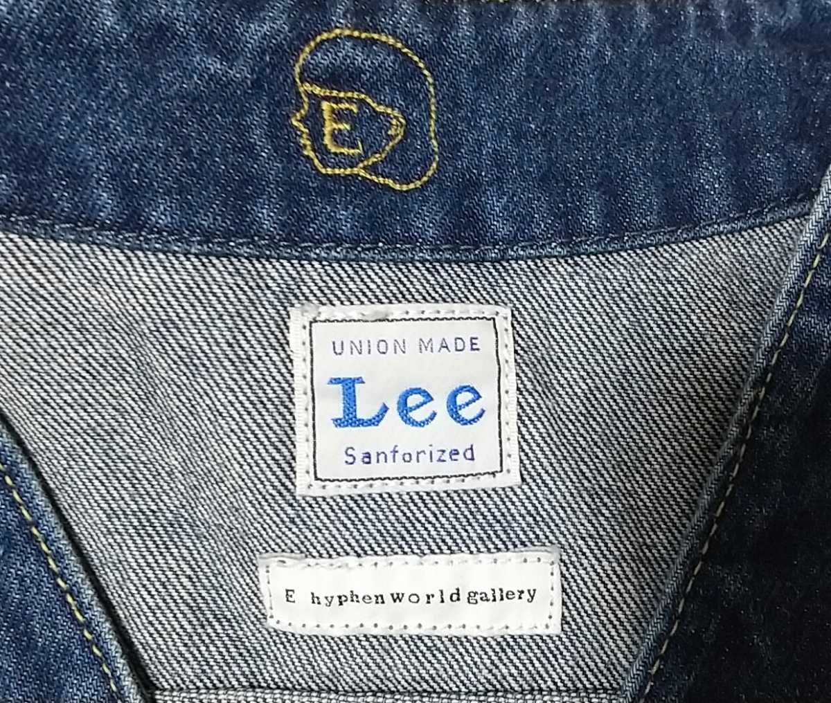 定価11880円 LEE × E hyphen world gallery リー イーハイフンワールドギャラリー デニムジャケット コラボ レディース V Gジャン