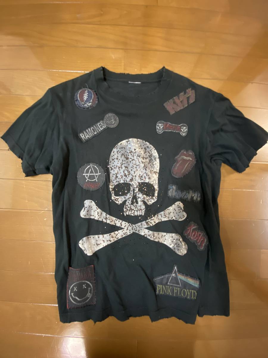 超ポイント祭?期間限定】 レア☆ロエン roen 46 黒 Tシャツ