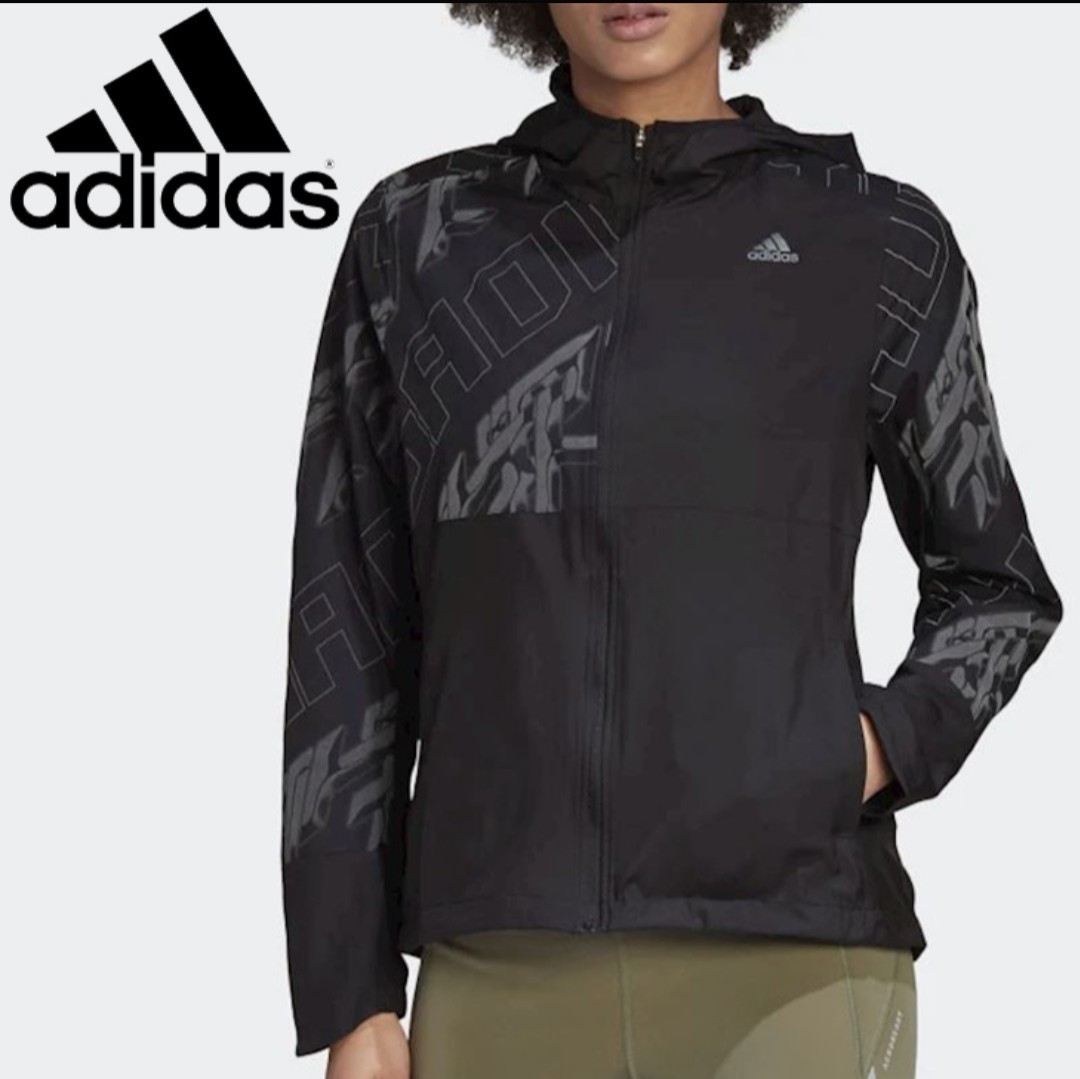 adidas アディダス　ウィンドブレーカー　レディース　ランニングジャケット