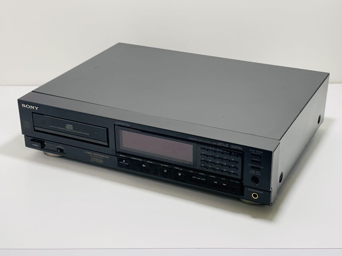 高級品市場 SONY CDプレーヤー CDP-227ESD 動作確認済み