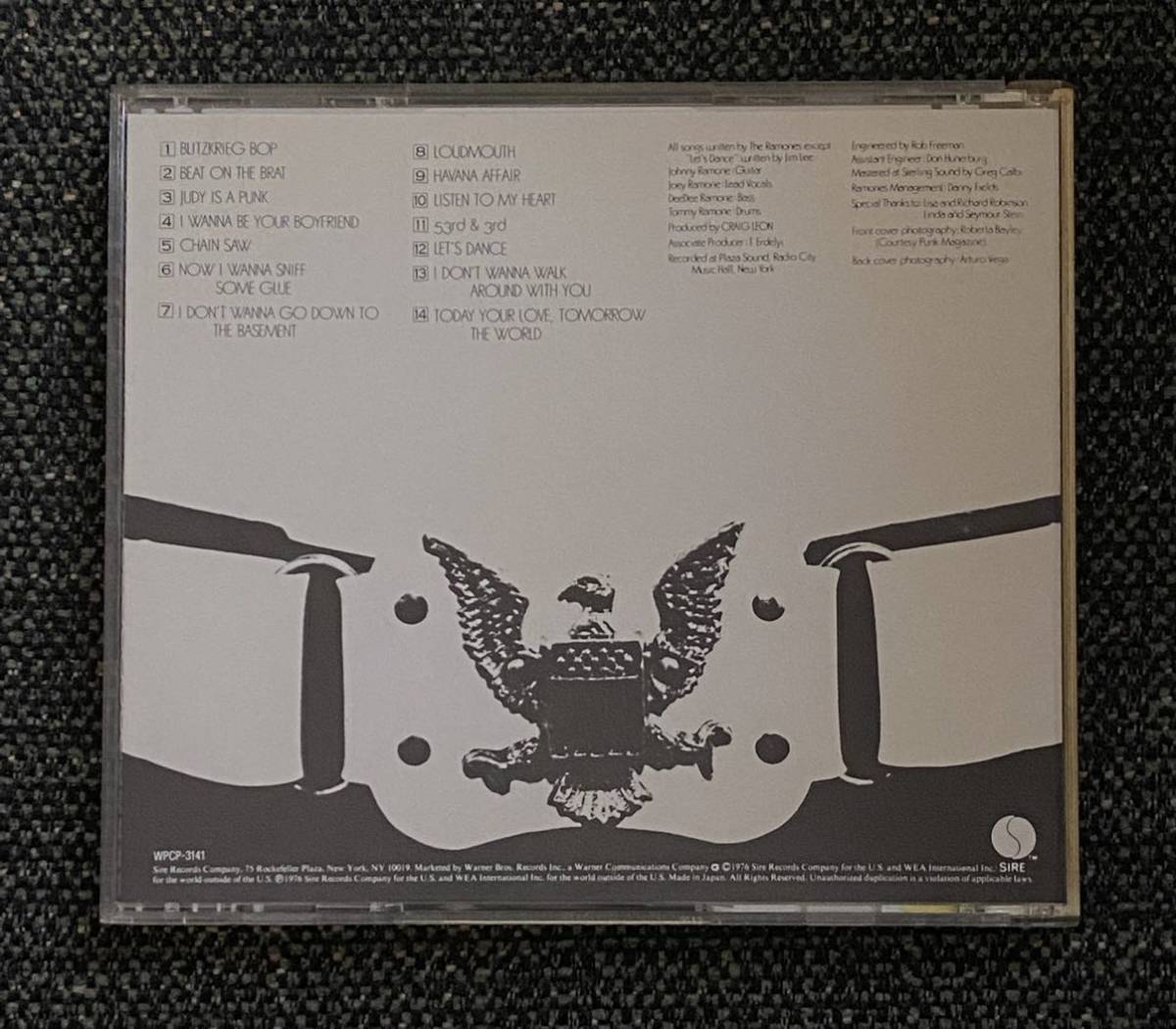 Ramones 帯付CD 1990年 WPCO-3141_画像2