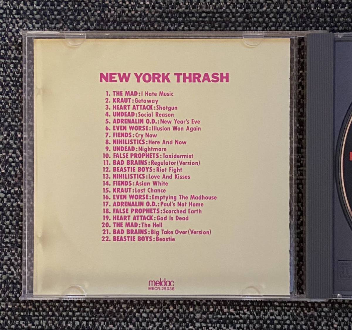 V.A. NEW YORK TRASH 非売品 帯付CD BEASTIE BOYS AD BRAINS_画像3
