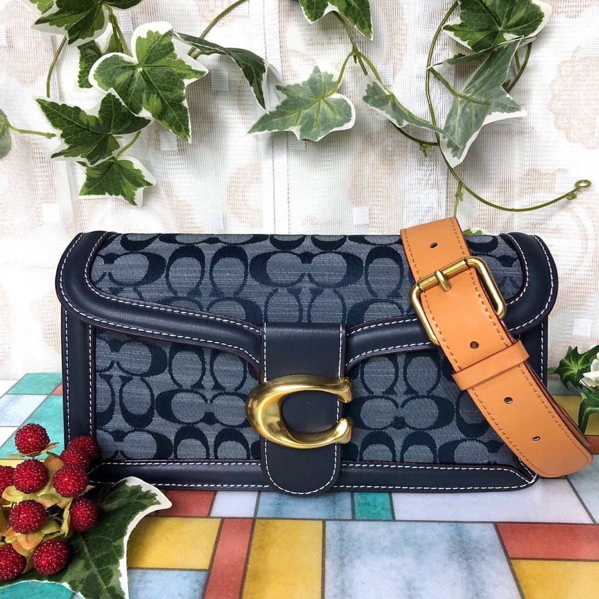 COACH コーチ デニムタビーショルダーバッグ 新品 新作(¥15,300