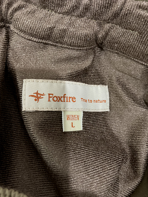 ★【 Foxfire：フォックスファイヤー】美品 レディース 裏起毛トレッキングパンツ 厚手 防寒 ストレッチ sizeL／カーキベージュ_画像5