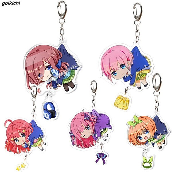 五等分の花嫁∬ キーホルダー 5個入り 中野一花 中野二乃 中野三 五等分の花嫁∬ キーホルダー 5個入り 中野一花 中野二乃 中野三