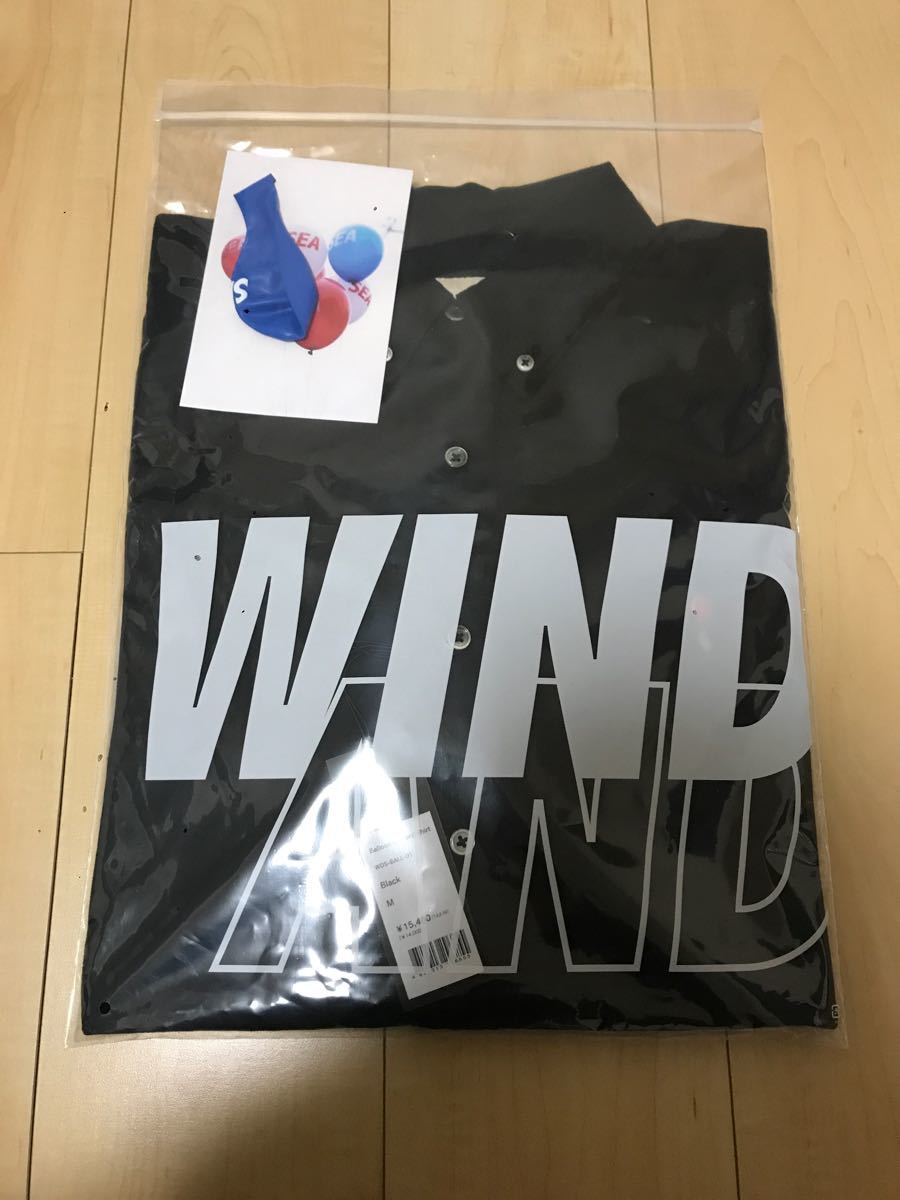 WIND AND SEA balloon ox ford shirt ウィンダンシー オックスフォードシャツ 黒 Mサイズ