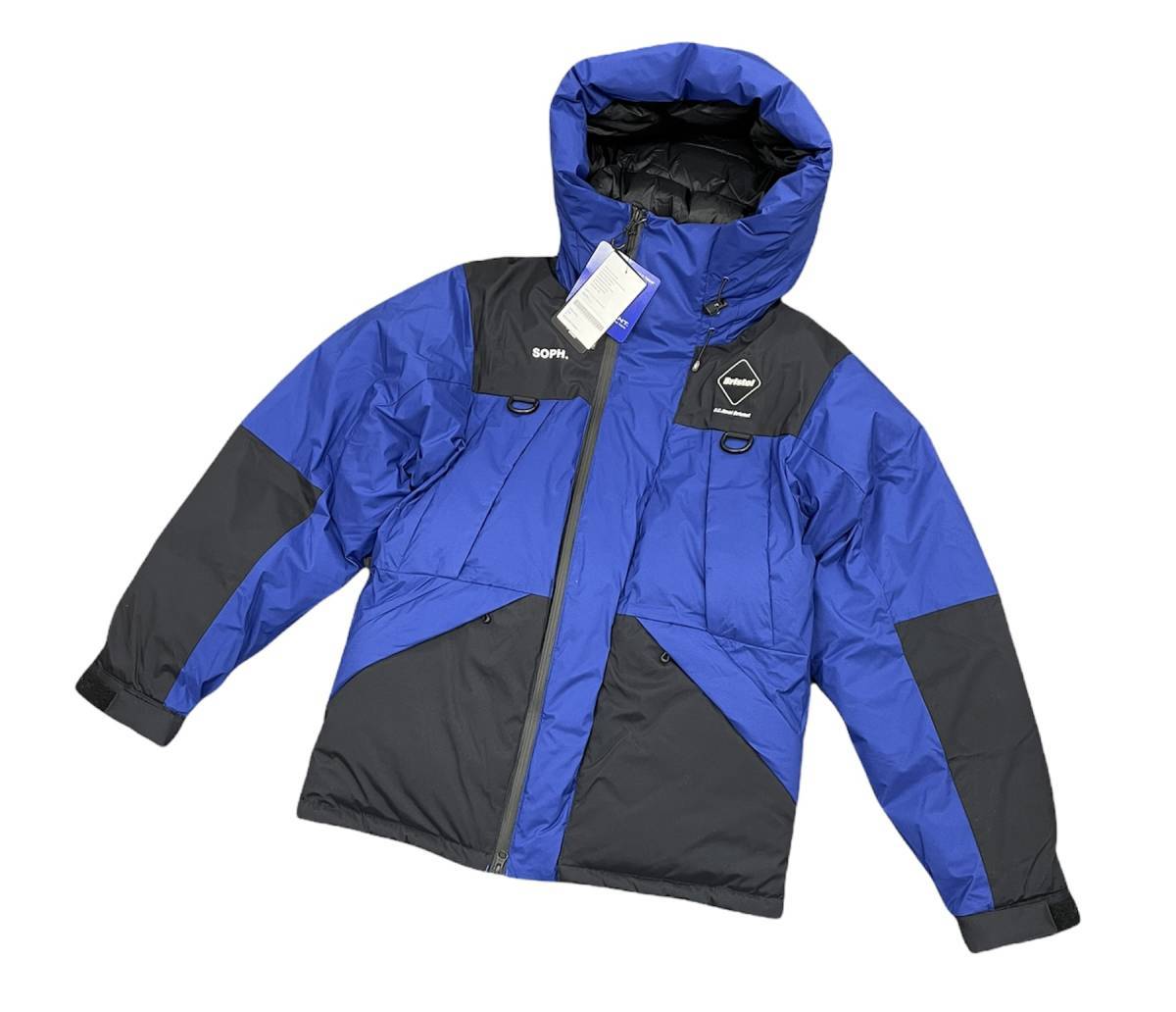 定価74800円 新品 ■ F.C.Real Bristol 21AW DOWN BENCH PARKA ダウンジャケット FCRB-212028 ブリストル ■M ブルー_画像6