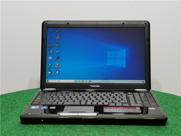 中古/15.6型/ノートPC/Windows10/500GB/4GB/i3-M330/TOSHIBA　EX/55LBL　MS office2019搭載_画像1