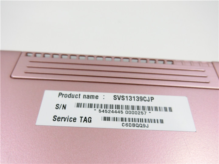 SONY 　VAIO　SVS13139CJP　3世代i5　メモリ-4GB　画面表示不良　ジャンク品_画像6
