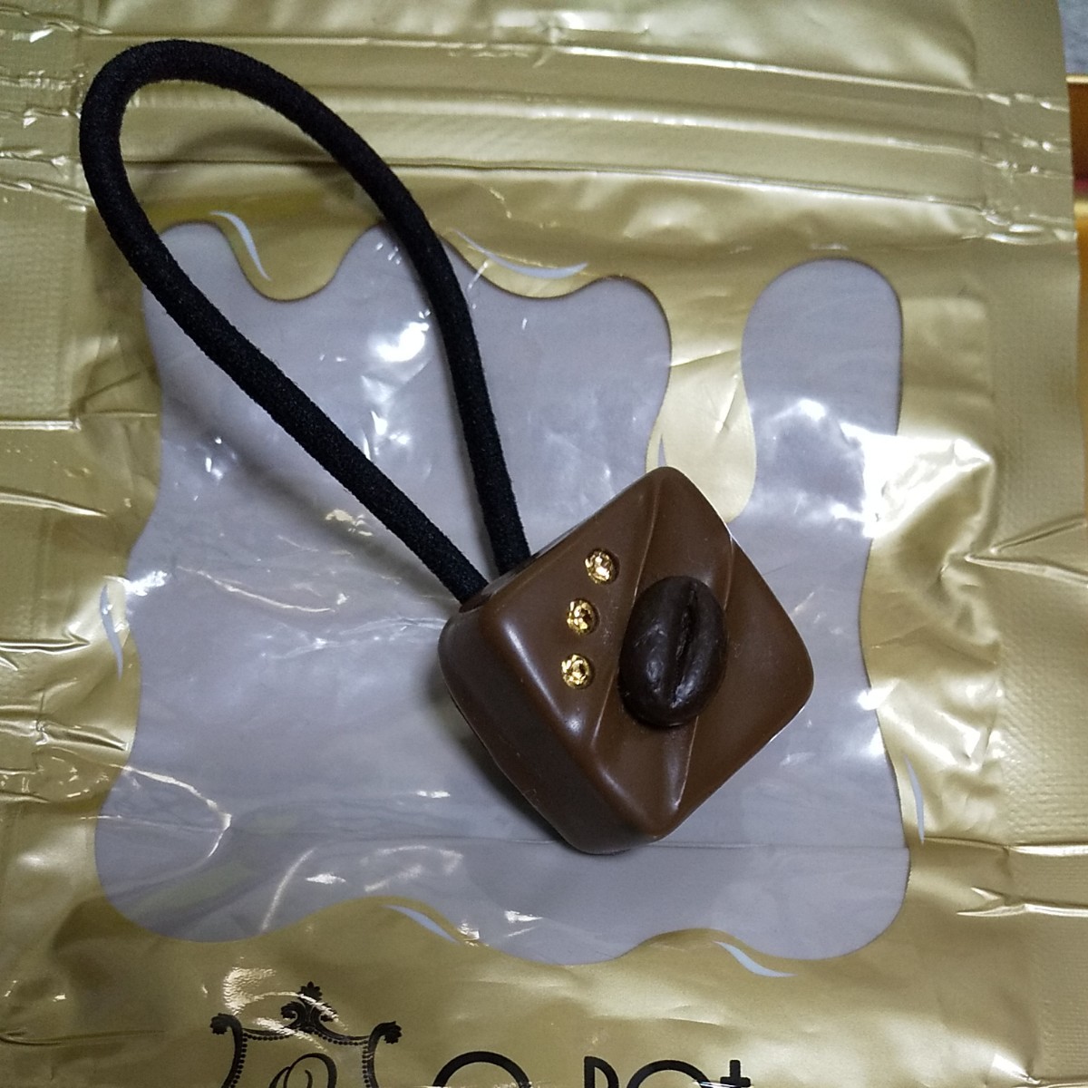 Q-pot. チョコレート ヘアゴム