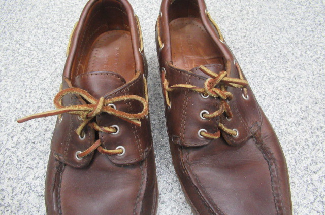 激レアUSA製 シップスSHIPS別注 HAND SEWING MOCCASIN Vibramビブラム