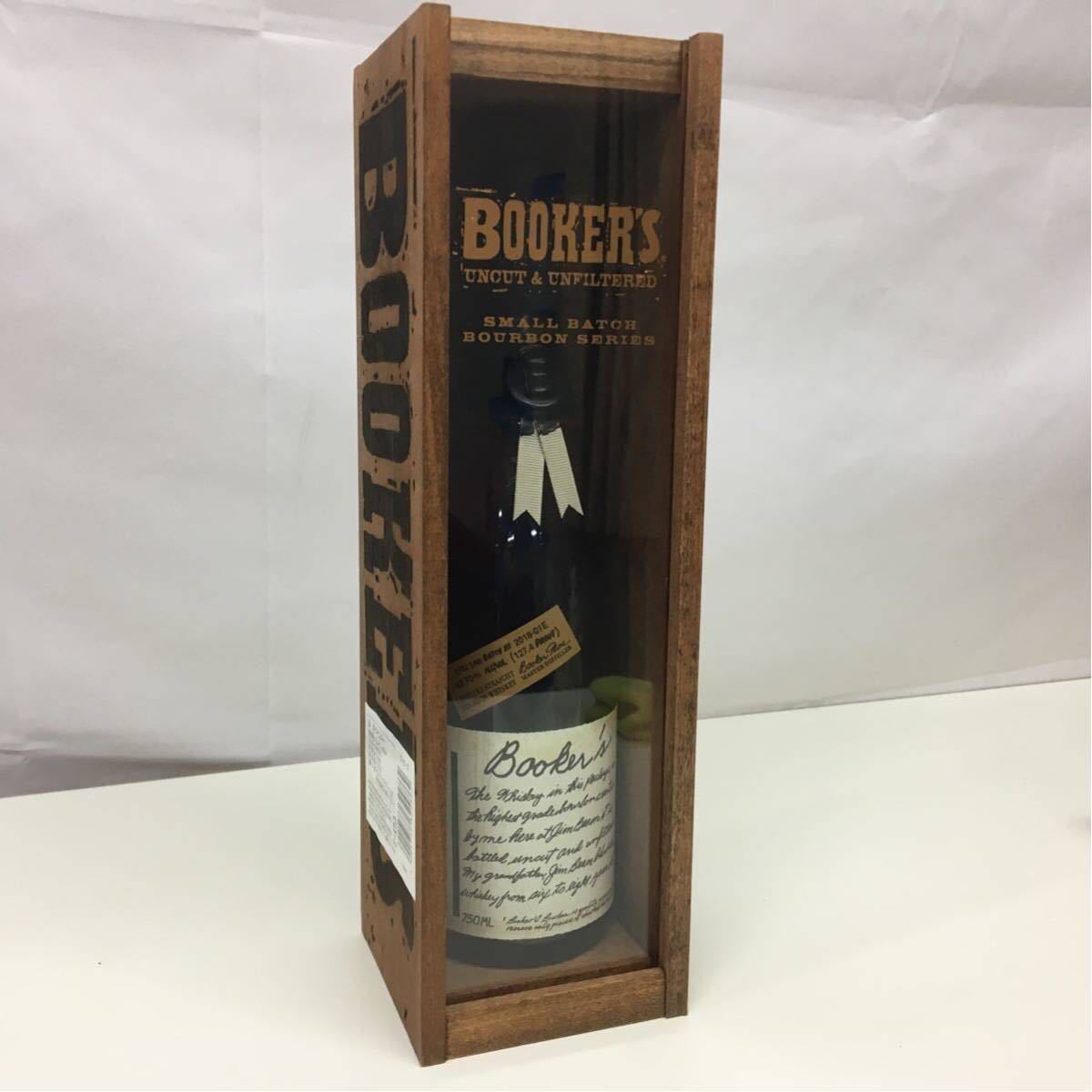 未開栓】BOOKER'S ブッカーズ 2018年1月 ウイスキー 750ml 63% 木箱