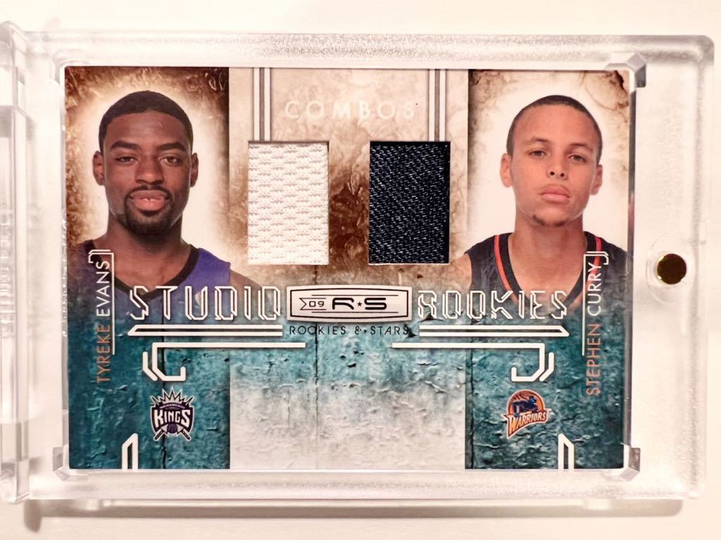 初年度/299 RC Jersey Panini 09 Panini Stephen Curry ステフィン・カリー Tyreke Evans NBA ルーキー ユニフォーム Warriors バスケ_画像1