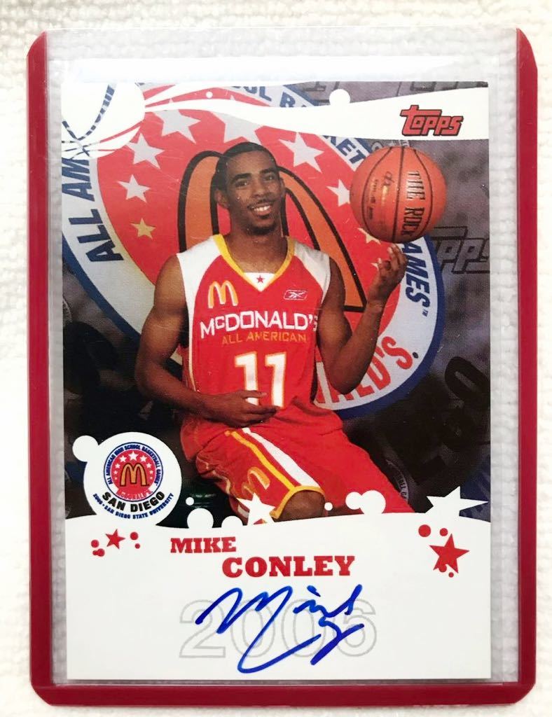 All-star 直書 RC Auto 06 Topps McDonald's Mike Conley マイク 