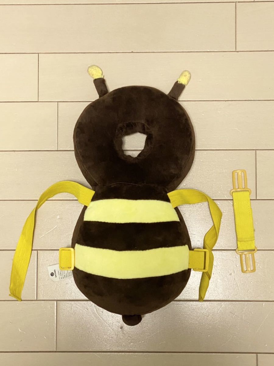 ● Ladygogo ベビーヘッドガード 転倒防止 可愛いハチさん 怪我防止 頭を守る 安全対策 肩紐調整可能 ６~２４ヶ月対応 美品 ♪