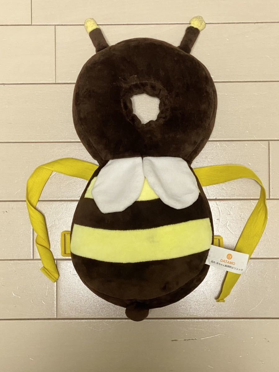 ● Ladygogo ベビーヘッドガード 転倒防止 可愛いハチさん 怪我防止 頭を守る 安全対策 肩紐調整可能 ６~２４ヶ月対応 美品 ♪