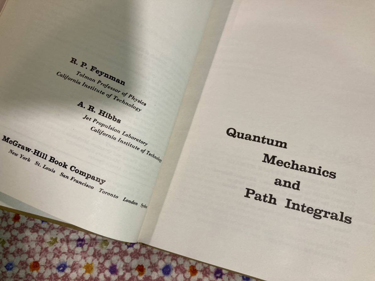 量子力学と経路積分　QUANTUM MECHANICS AND PATH INTEGRALS FEYNMAN ファインマン　洋書　英語_画像9