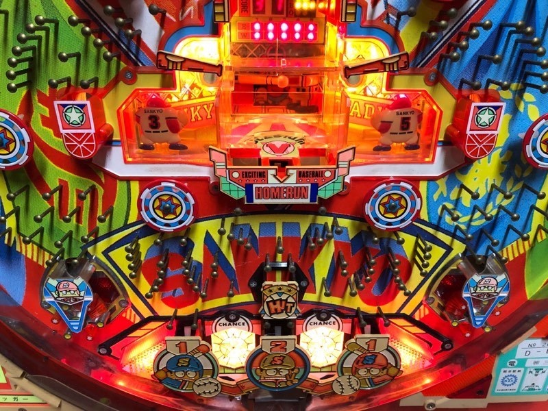 Yahoo!オークション - レトロ 激レア 羽根物 三共 スラッガー 板基板 Yahoo!オークション - レトロ 激レア 羽根物 三共 スラッガー 板基板