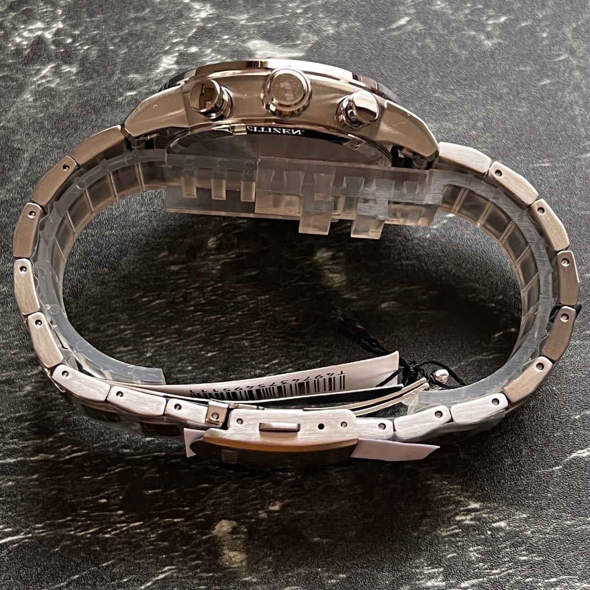 未使用品】CITIZEN シチズン CA0648-50L エコドライブ クロノグラフ