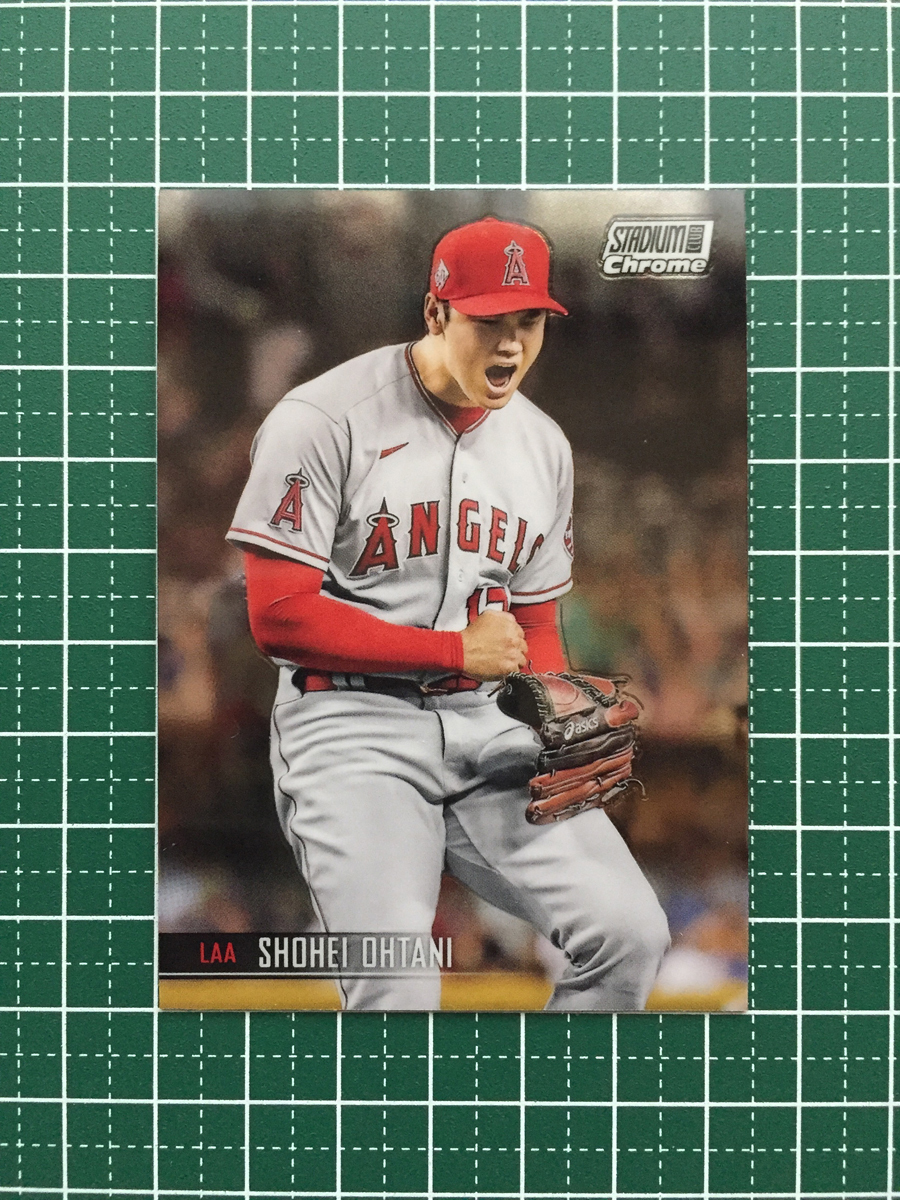 ★TOPPS MLB 2021 STADIUM CLUB CHROME #37 大谷翔平／SHOHEI OHTANI［LOS ANGELES ANGELS］ベースカード「BASE」★_画像1