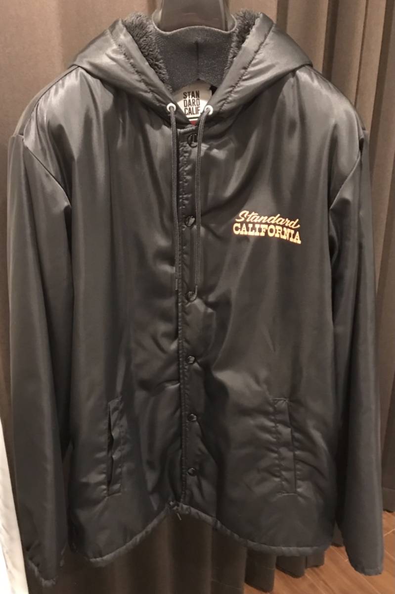 今期 21AW スタンダードカリフォルニア SD Hood Coach Jacket ブラック