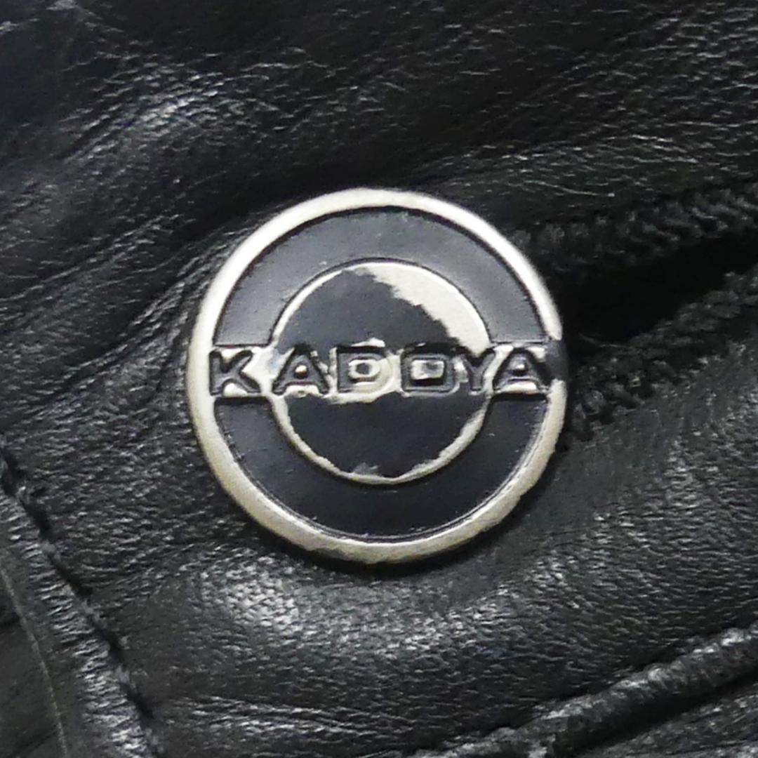 即決★KADOYA K'SLEATHER★W30 レザーパンツ カドヤ ケーズレザー メンズ 黒 本革 ライダースパンツ 本皮 パンクロック ツーリング_画像7