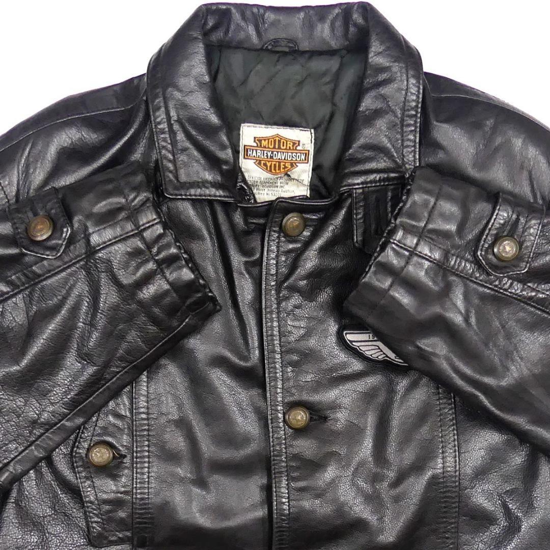即決 イタリア製 HARLEY DAVIDSON メンズM レザージャケット 即決 イタリア製 HARLEY DAVIDSON メンズM レザージャケット