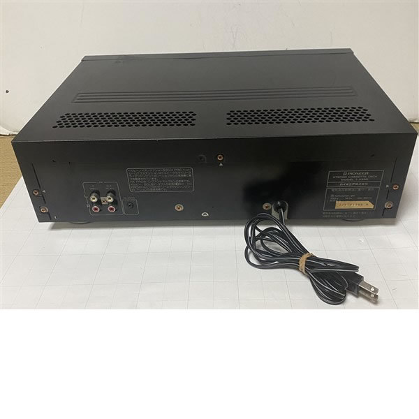 Pioneerパイオニア ステレオカセットデッキ T-333R レトロ昭和80年代 Pioneerパイオニア ステレオカセットデッキ T-333R レトロ昭和80年代