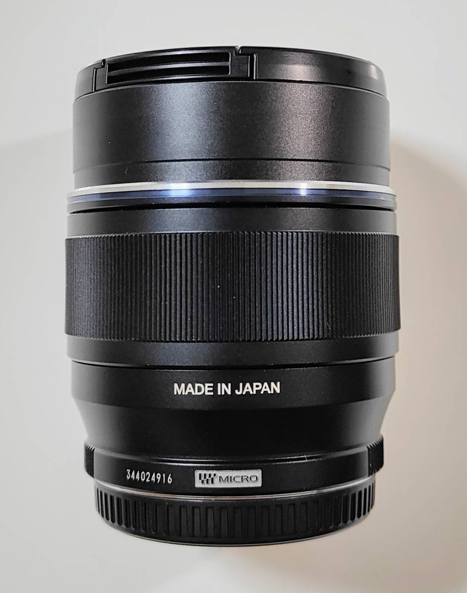 オリンパス M.ZUIKO DIGITAL ED 75mm f1.8 ブラック フード付き www