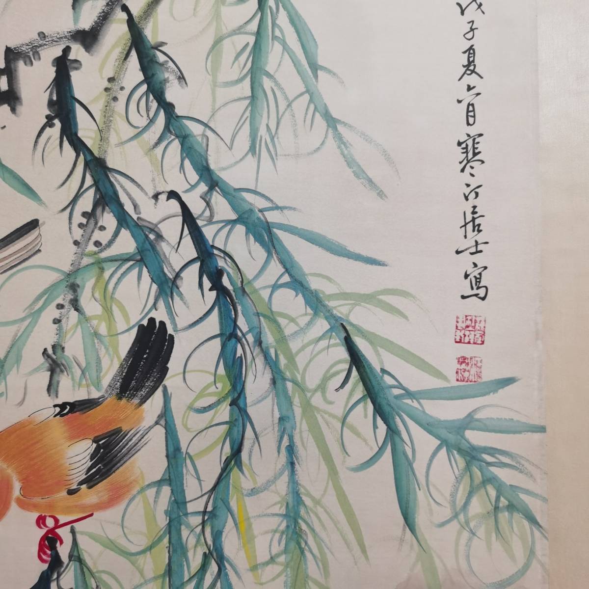 レア書法画 超美品 書画 古賞物 中国時代美術 掛軸