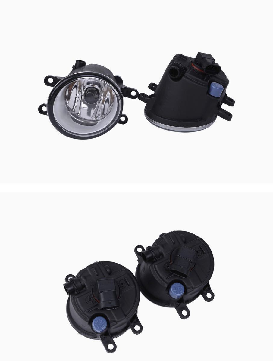 トヨタ 汎用 フォグランプ ユニット 耐熱レンズ プリウス 30系 40系 アルファード ヴェルファイア H8/H11/H16 HID/LED 互換 純正 バルブ付_画像4
