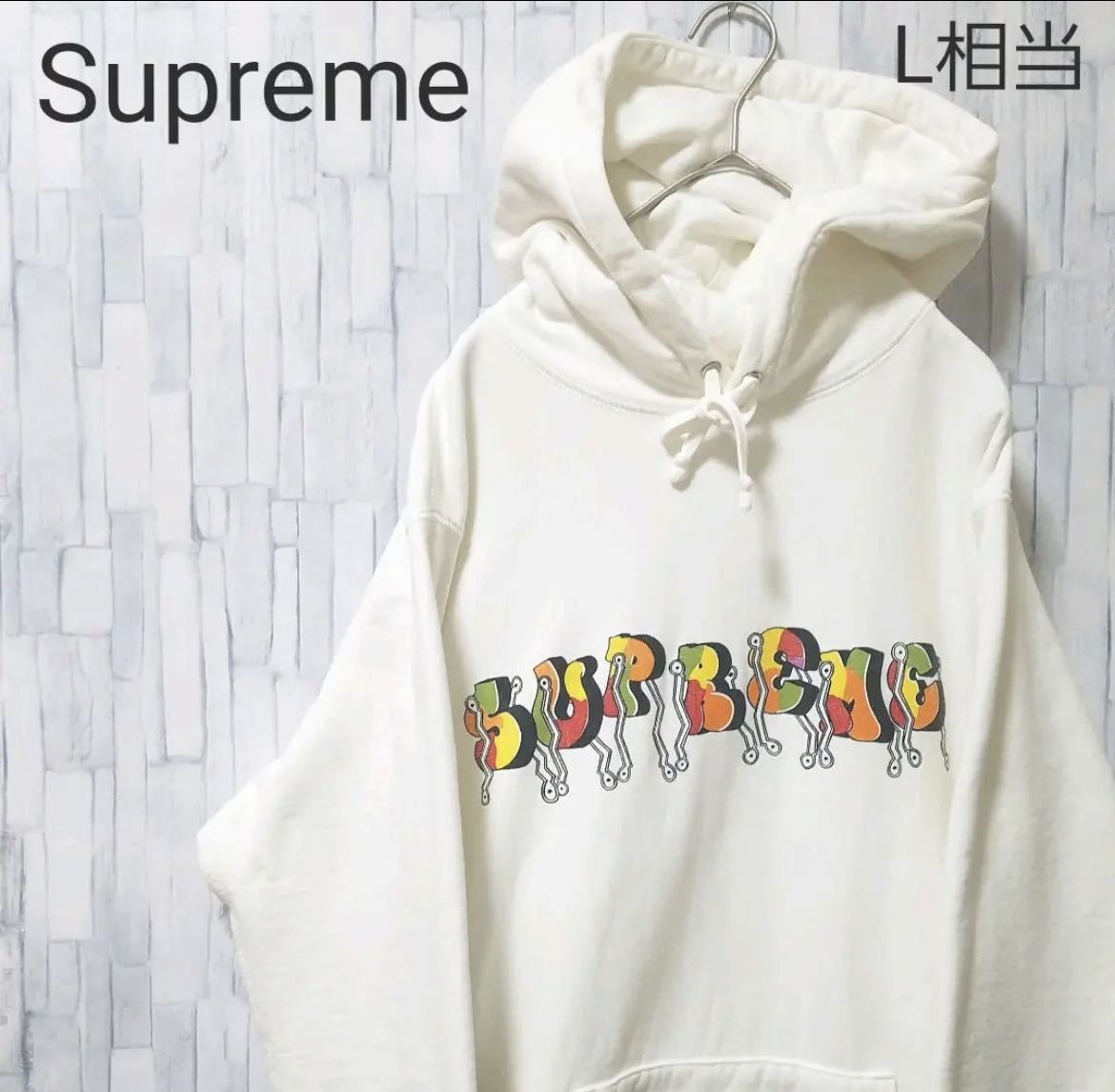 Supreme シュプリーム パーカー スウェット センターロゴ デカロゴ