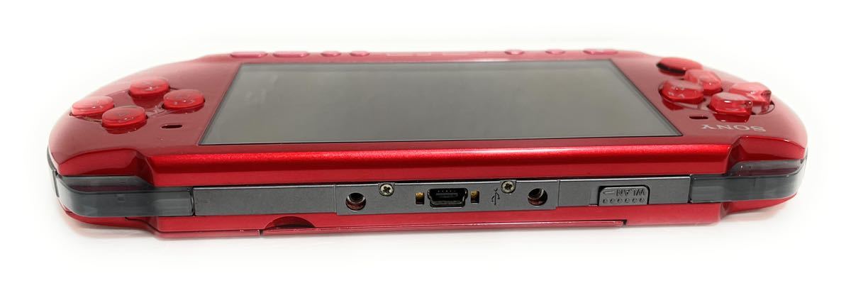 ☆1円～☆【超美品】SONY PSP-3000RR ラディアント・レッド 付属品完備
