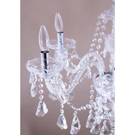[ hanging weight lighting ] crystal chandelier [LACIA]6 light antique lighting clear 