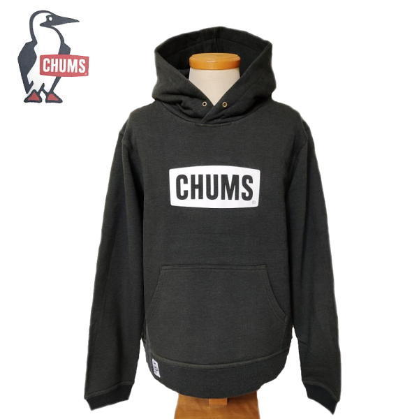 CHUMS チャムス スウェット パーカー (XL) ブラック CHUMS Logo CH00-1302