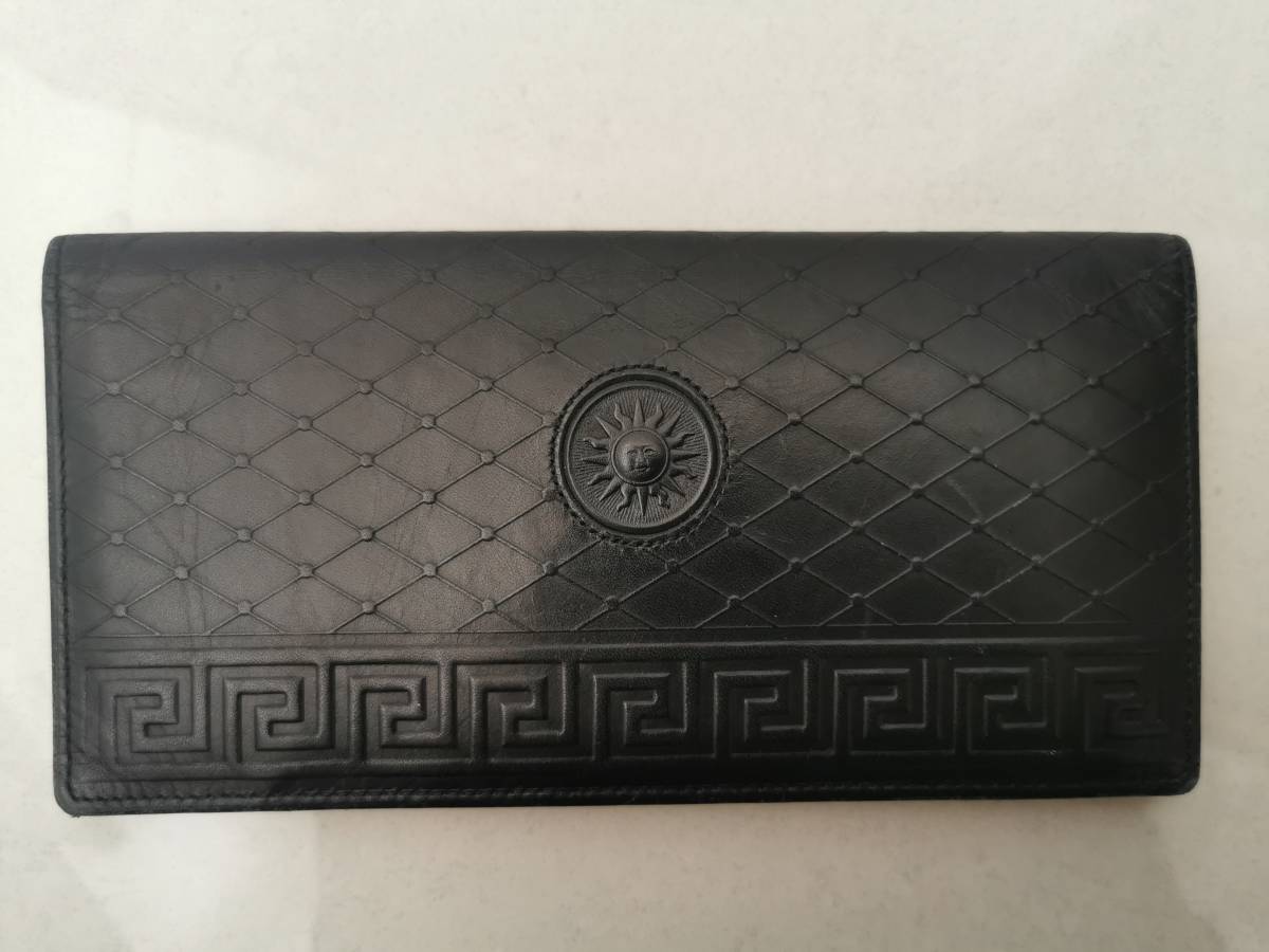 VERSACE ヴェルサーチ メンズ 長財布 ブラック レザー 商品细节   雅虎