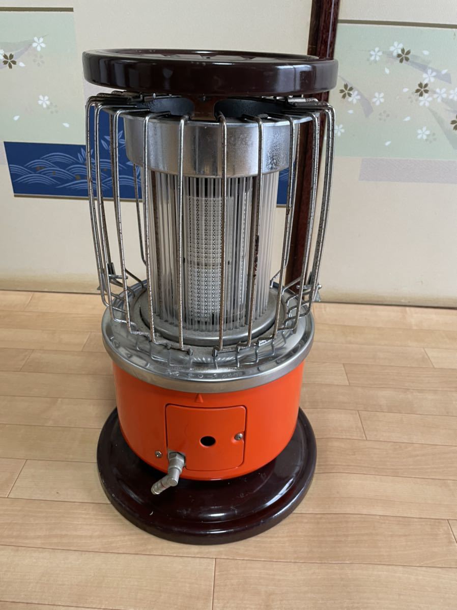 リンナイ LPガスストーブ R-890V401 オレンジ ガスホース付き Rinnai リンナイガスストーブ LPガス R-890v-401 始動確認済