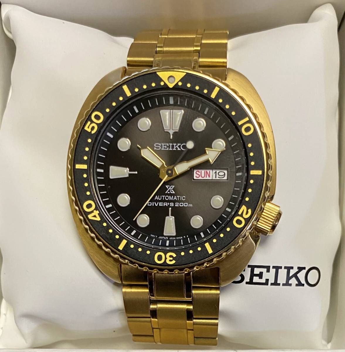 Yahoo!オークション - Seiko SRPC44 復刻 3rdダイバー ゴールド Yahoo!オークション - Seiko SRPC44 復刻 3rdダイバー ゴールド