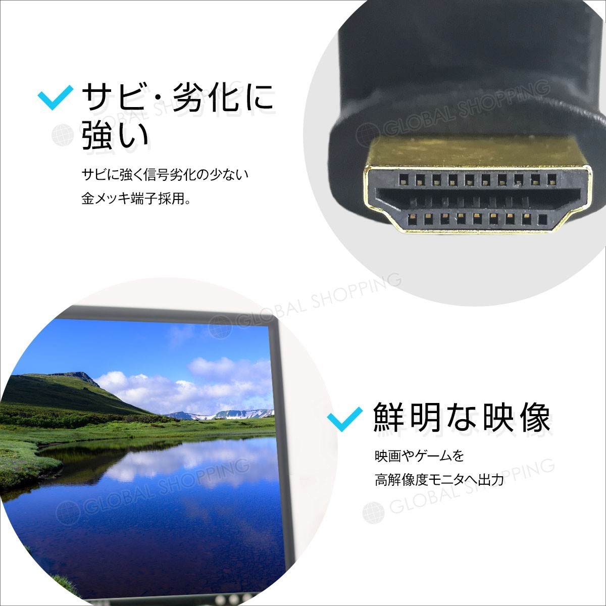 HDMI延長用アダプター 270度 上向き HDMI 変換アダプタ 角度調整 L型アダプタ L字コネクタ 変換コネクタ 向き テレビ PC モニター コネクタ_画像3