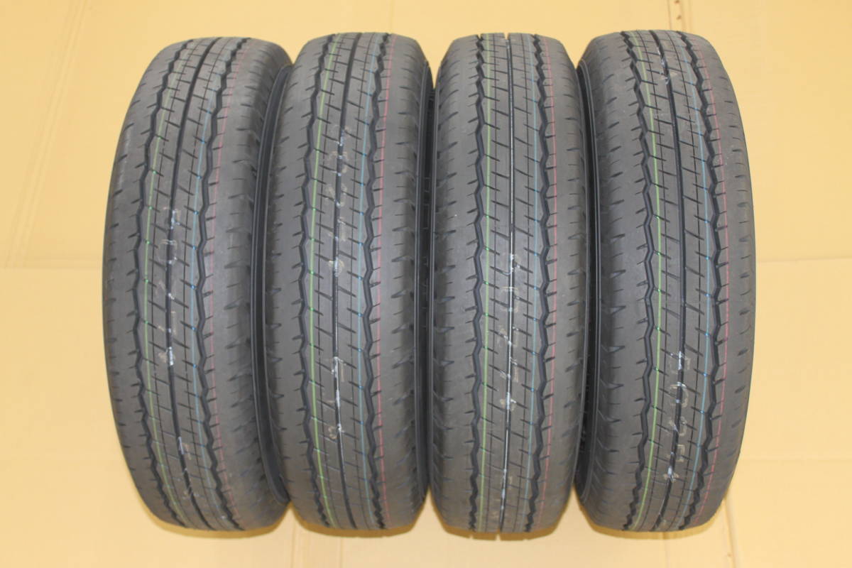新車外し ダンロップ SP175N 195/80R15 107/105N LTタイヤのみ 4本