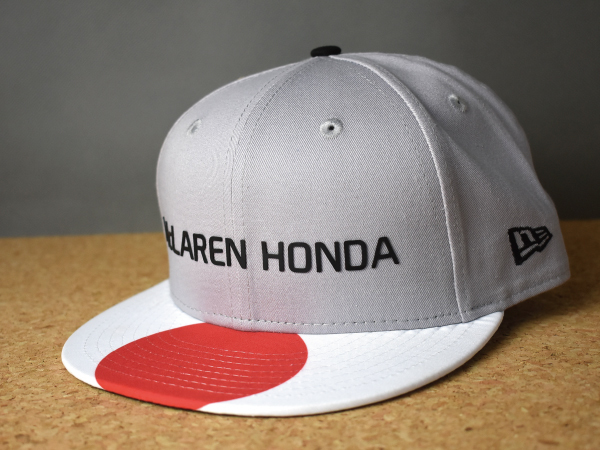 未使用】訳あり？NEW ERA ニューエラ × McLAREN HONDA マクラーレン ホンダ JAPANモデル 【M-L】 F1 キャップ 帽子 レース 残り限定1個！
