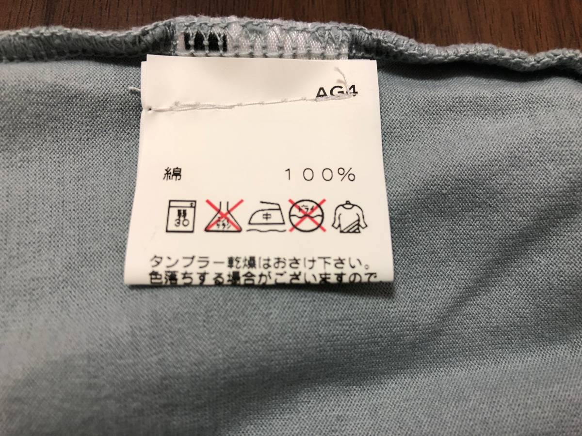 即決！送料無料！新品未使用！AG/エージージャパン AGジーンズ Made in USA 半袖 Tシャツ Sサイズ　Mサイズ タグあり 水色 青 ブルー
