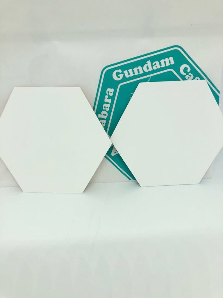 ◆ガンダムカフェ 【ありがとうproject コースター2枚セット】 GUNDAM Cafe ダイバーシティ東京プラザお台場_画像4