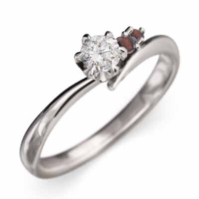 一流の品質 ガーネット プラチナ900 1月誕生石 リング エンゲージ 天然ダイヤモンド ガーネット