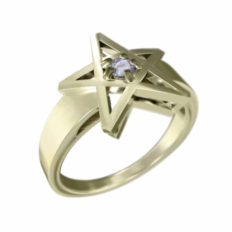 指輪 1粒 石 星 デザイン タンザナイト 12月の誕生石 k10 www.goldpeg.com